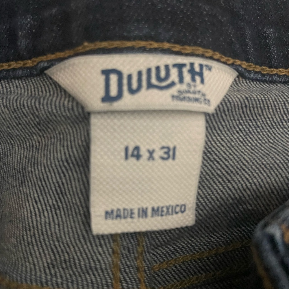 Duluth Trading Co Dark Blue Women's Boot Cut Jeans - Picture 2 of 6